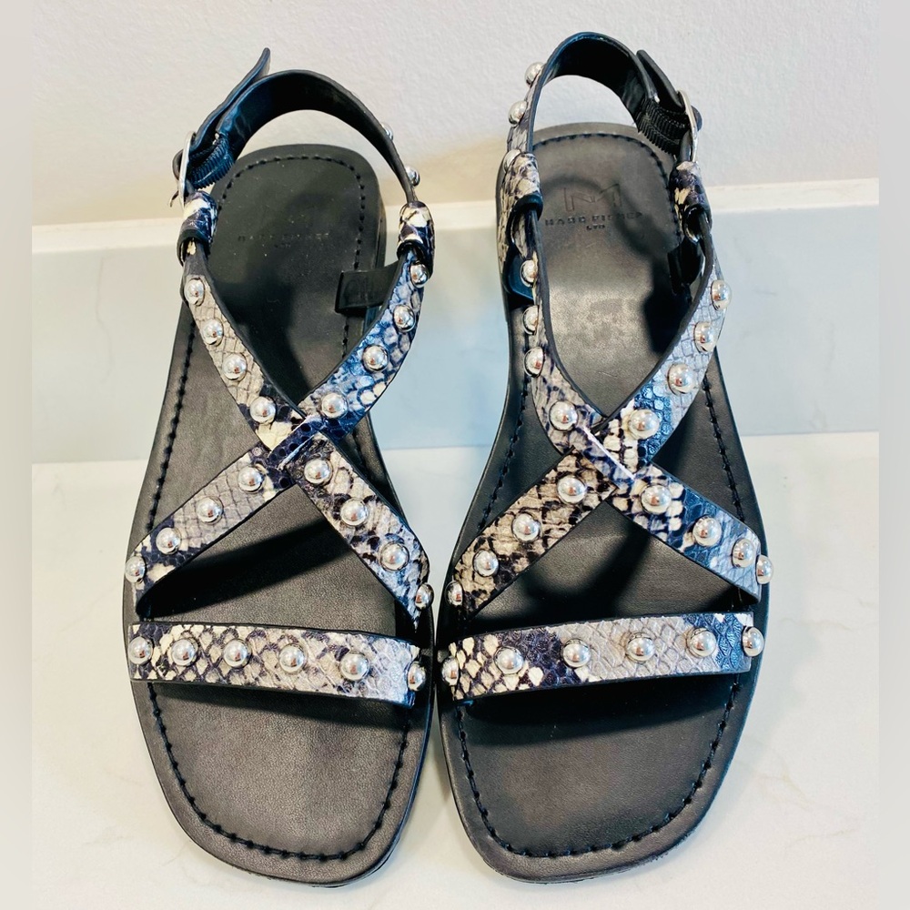 Beautiful !! Marc Fisher Snakeskin Sandals!